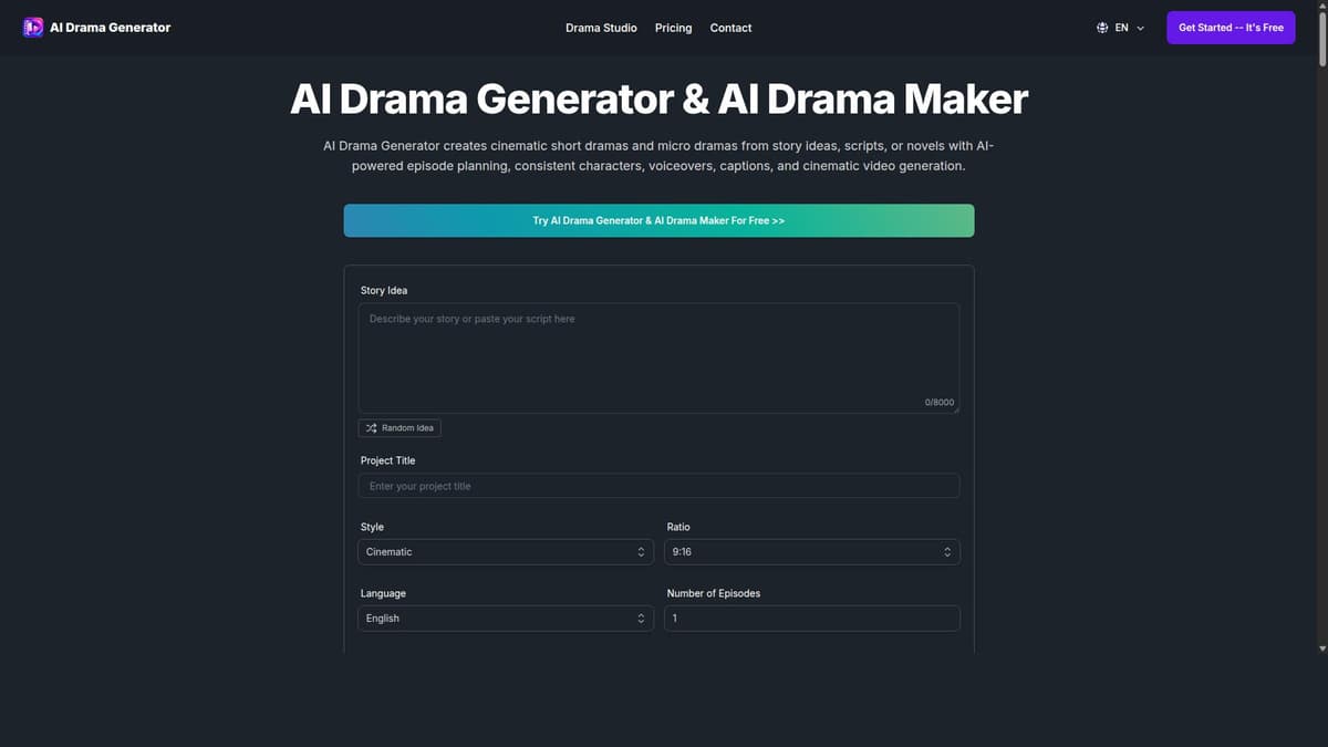 AI Drama Generator