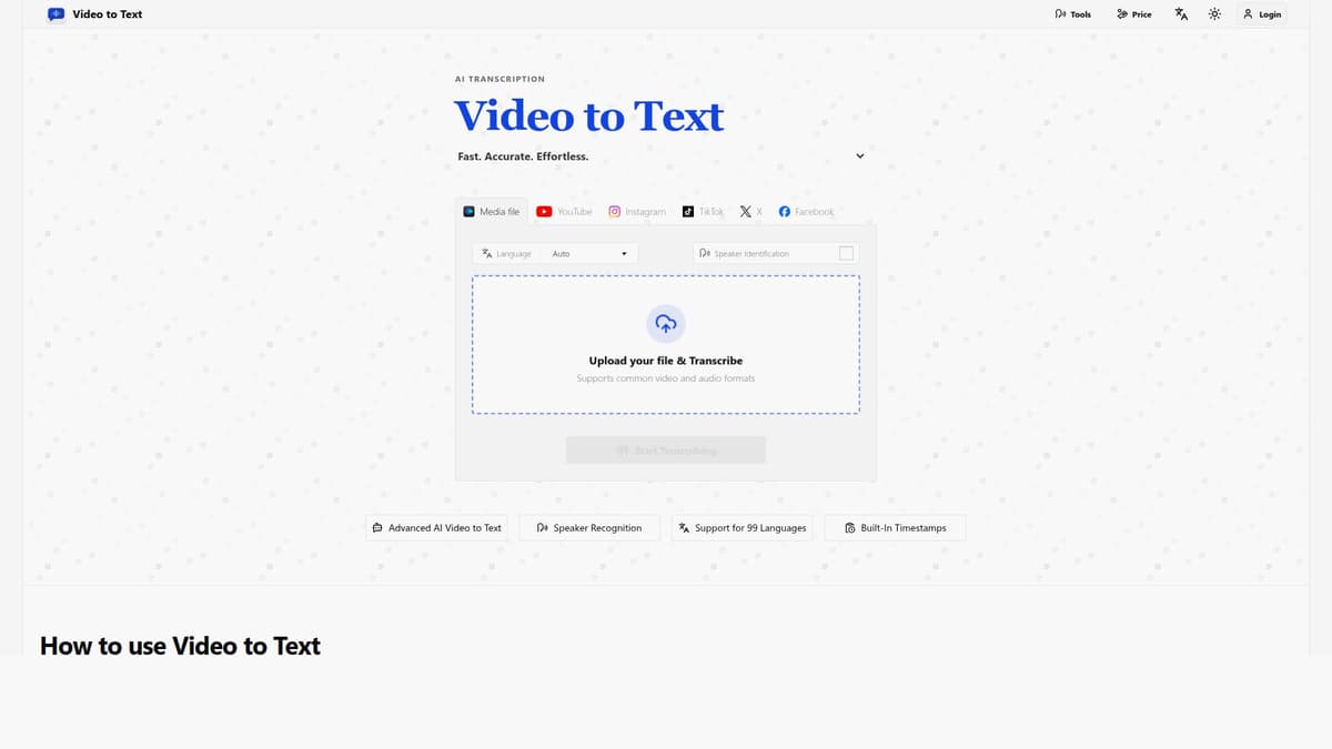 Video to Text